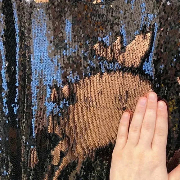 Free People Intimately Seeing Double Sequin Slip Dress Size XS Tall Petite - Picture 8 of 9